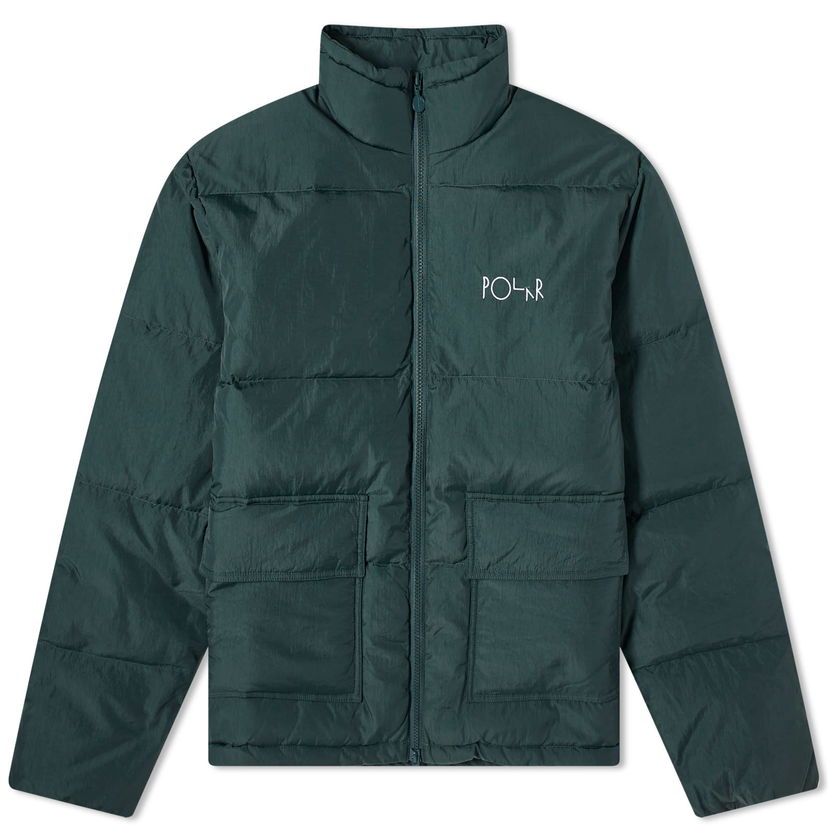 Prešívaná bunda Polar Skate Co. Pocket Puffer Jacket Zelené | PSC-W23-34