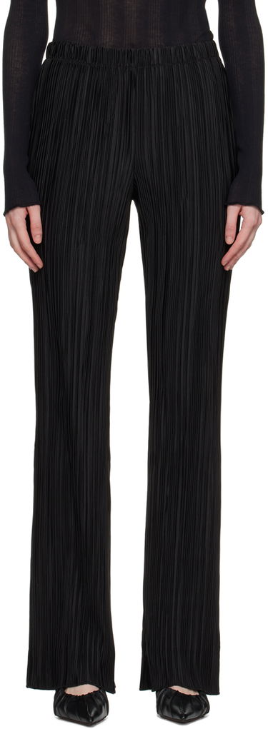 Nohavice Anine Bing Anine Bing Women's Billie Pleated Trousers Čierna | A-03-3148-000, 0