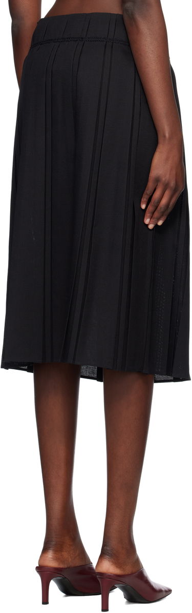 Sukňa Jil Sander Jil Sander Pleated Midi Skirt Čierna | J02MA0256_J40217, 2