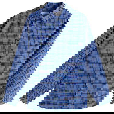 Košeľa sage NATION Chisholm Check Shirt Modrá | S075-RBC, 1