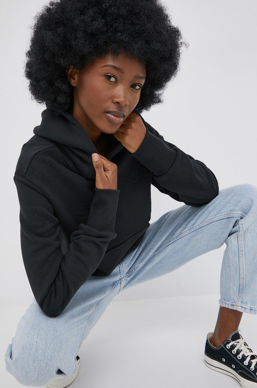 Mikina adidas Originals Trefoil Moments Sweatshirt Čierna | HE6920, 0