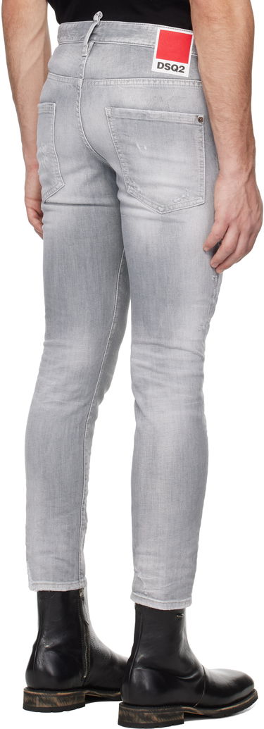 Džínsy DSQUARED2 Dsquared2 Skater Jeans Šedá | S74LB1656_S30260, 2