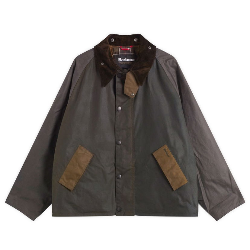 Bunda Barbour Men's Patchwork Transport Wax Jacket Size 38 Zelené | MWX2499SG51