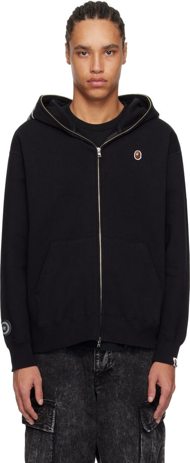 Mikina BAPE A Bathing Ape One Point Ape Head Shark Full Zip Hoodie Čierna | 001ZPK801305M, 0