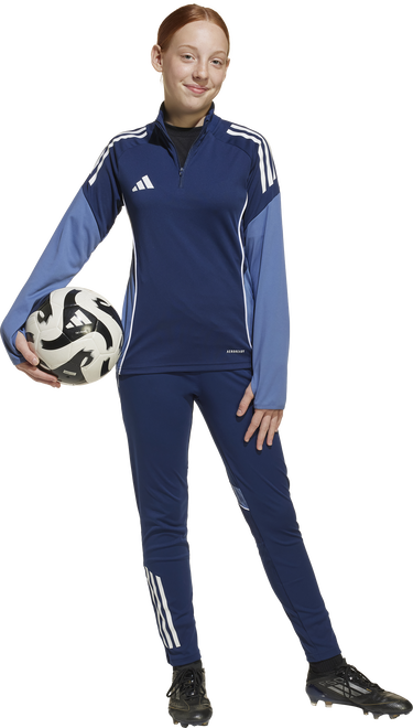 Mikina adidas Originals Adidas TIRO25C Training 1/4 Zip Top Modrá | ji6545, 5