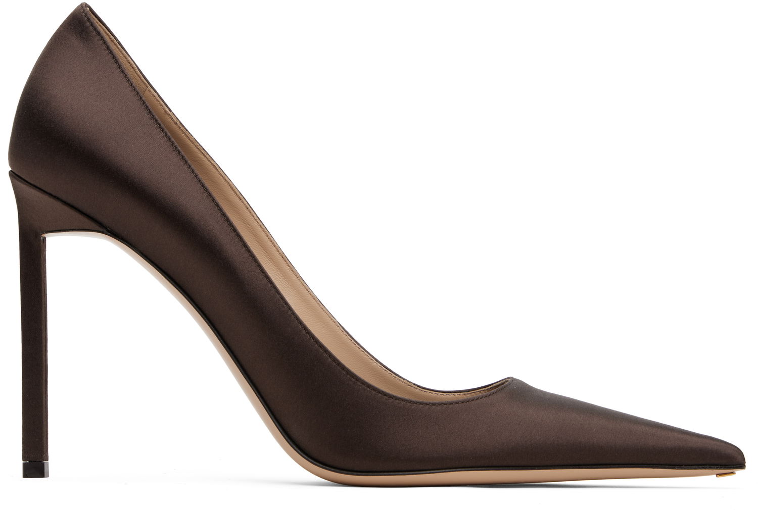 Šperky Tom Ford TOM FORD Betty Satin Heels Hnedá | W3721-TSA001N, 0