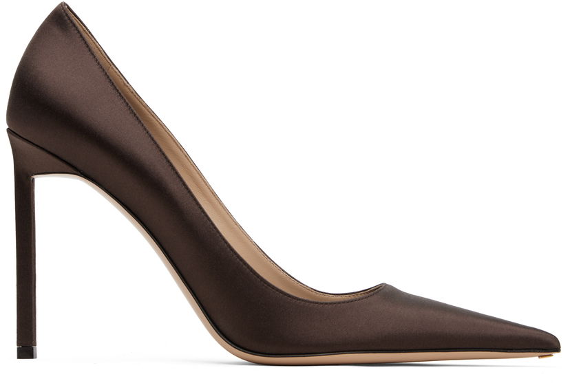 Šperky Tom Ford TOM FORD Betty Satin Heels Hnedá | W3721-TSA001N