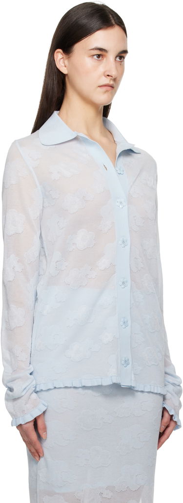 Sveter Cecilie Bahnsen Cecilie Bahnsen Petra Knit Cardigan Modrá | 1.25KNI50003 PETRA CARDIGAN, 1