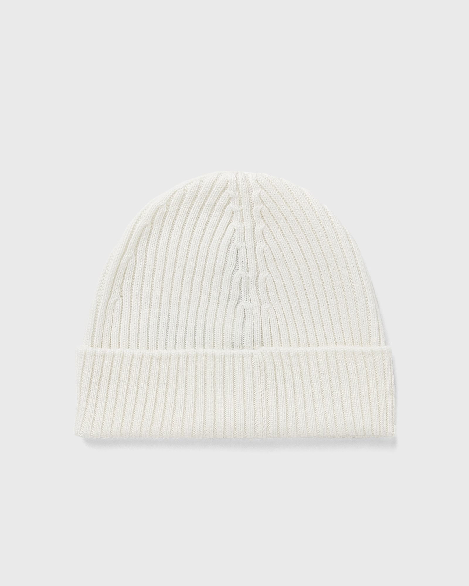 RIB KNIT BRUSHED WOOL BEANIE