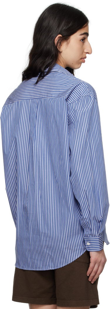 Košeľa Sporty & Rich Sporty & Rich Oversized 'SRC' Shirt Modrá | SI006612302ST02, 2