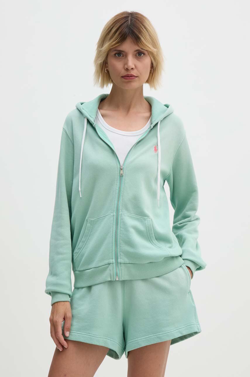 Mikina Polo by Ralph Lauren Hoodie Green Zelené | 211935584, 0