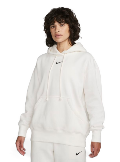 Mikina Nike Sportswear Phoenix Fleece Oversized Pullover Hoodie Biela | DQ5860-133