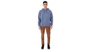 Mikina Makia Bolton Hooded Sweatshirt Modrá | M40085_636, 2