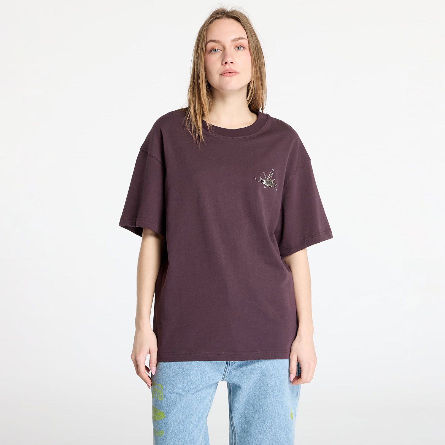 Tričko Footshop FTSHP Everyday T-Shirt Fialová | FTSHP_447, 1