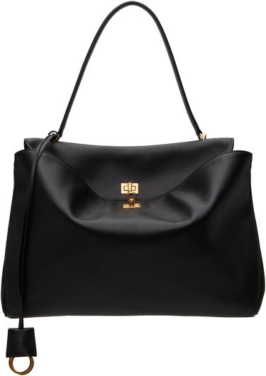 Tote bag Balenciaga Large Rodeo Leather Shoulder Bag Čierna | 789744 2AA4V, 0