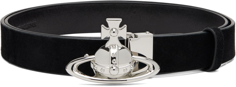 Opasok Vivienne Westwood Vivienne Westwood Orb Buckle Belt Čierna | 82010076U-L007E-