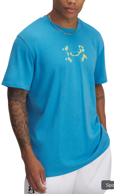 Tričko Under Armour Under Armour Holiday HW Short Sleeve T-Shirt Modrá | 6000575-452, 0