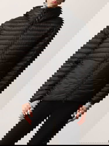 Prešívaná bunda C.P. Company Puffect Hooded Jacket Čierna | 11CMOW007A006099A, 0