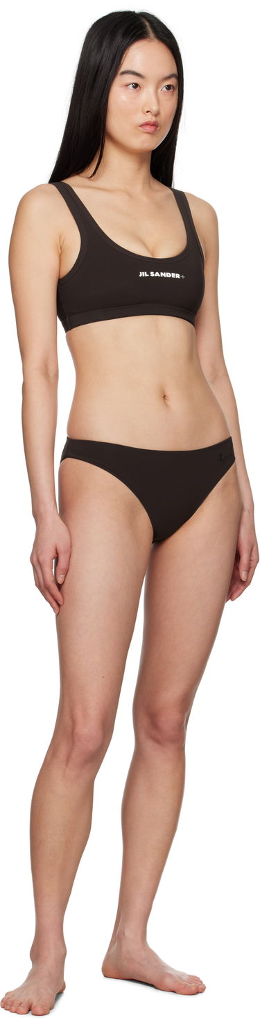 Nohavičky Jil Sander Jil Sander Embroidered Logo Bikini Bottom Čierna | J40SG0111_J20011, 3