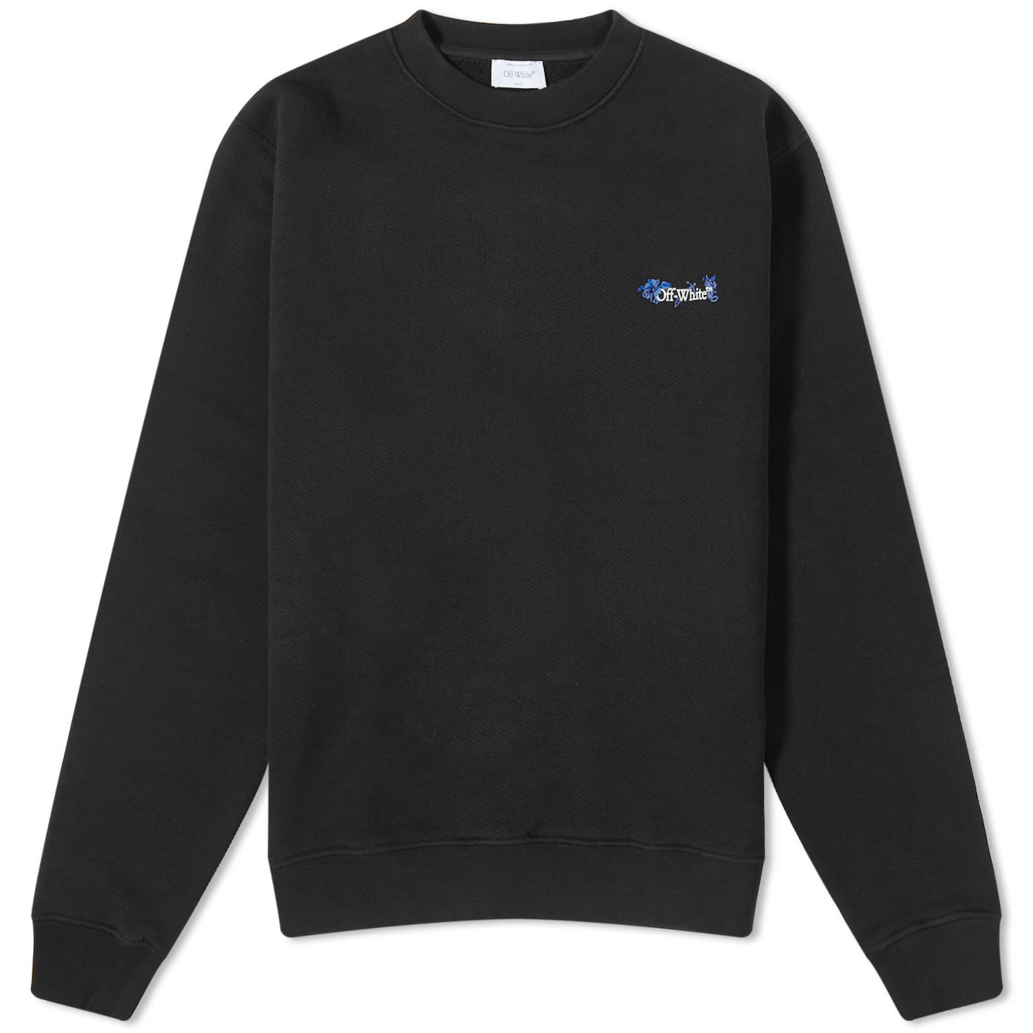 Mikina Off-White Flower Arrow Regular Crewneck Sweatshirt Čierna | OWBA055F23JER0071045, 0