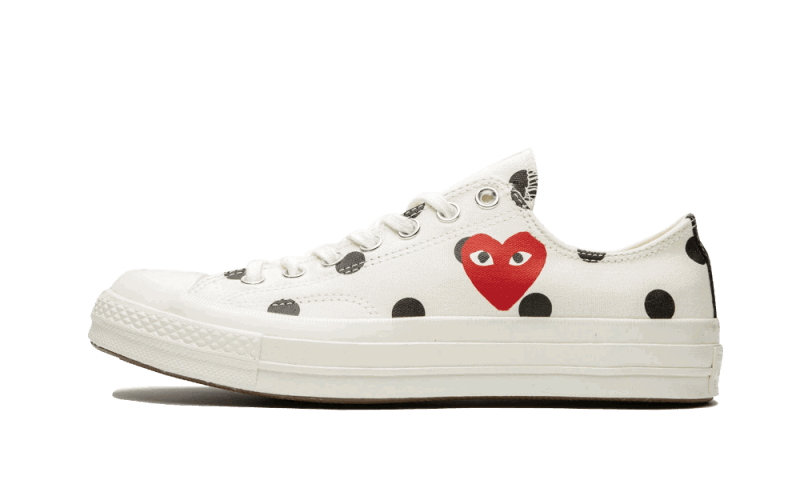 Tenisky a topánky Converse Comme des Garçons PLAY x Chuck Taylor All-Star 70s OX Biela | 157249C, 0