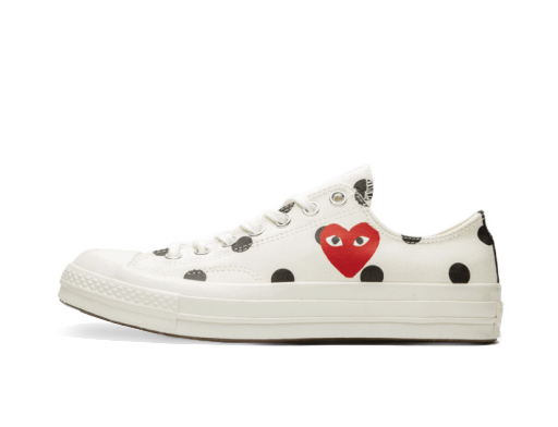 Tenisky a topánky Converse Comme des Garçons PLAY x Chuck Taylor All-Star 70s OX Biela | 157249C