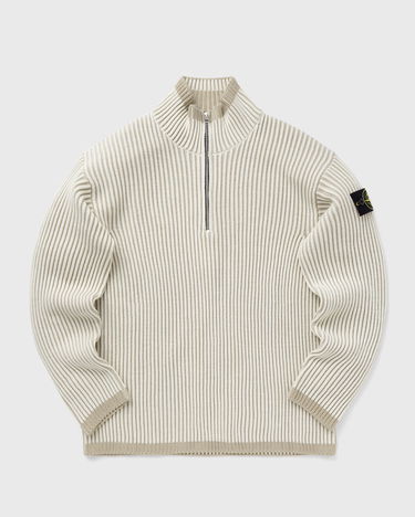Mikina Stone Island VANISÉ FULL RIB RWS WOOL HALF ZIP SWEATER Biela | 8115516C1.V0099, 0