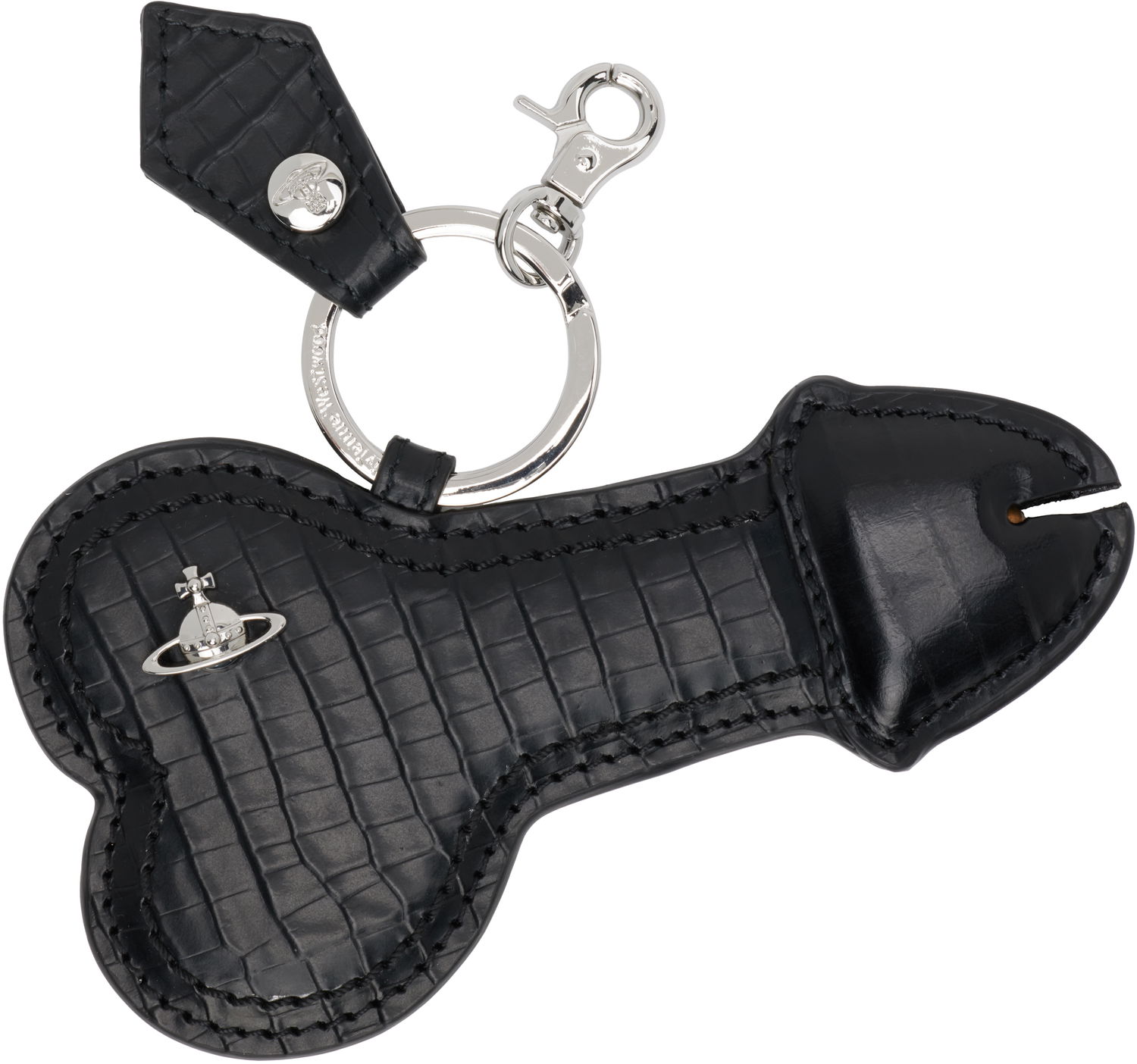 Kľúčenka Vivienne Westwood Vivienne Westwood Bell End Leather Keychain Čierna | 8203012KU-L00C0-, 0