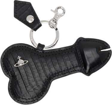 Kľúčenka Vivienne Westwood Vivienne Westwood Bell End Leather Keychain Čierna | 8203012KU-L00C0-, 0