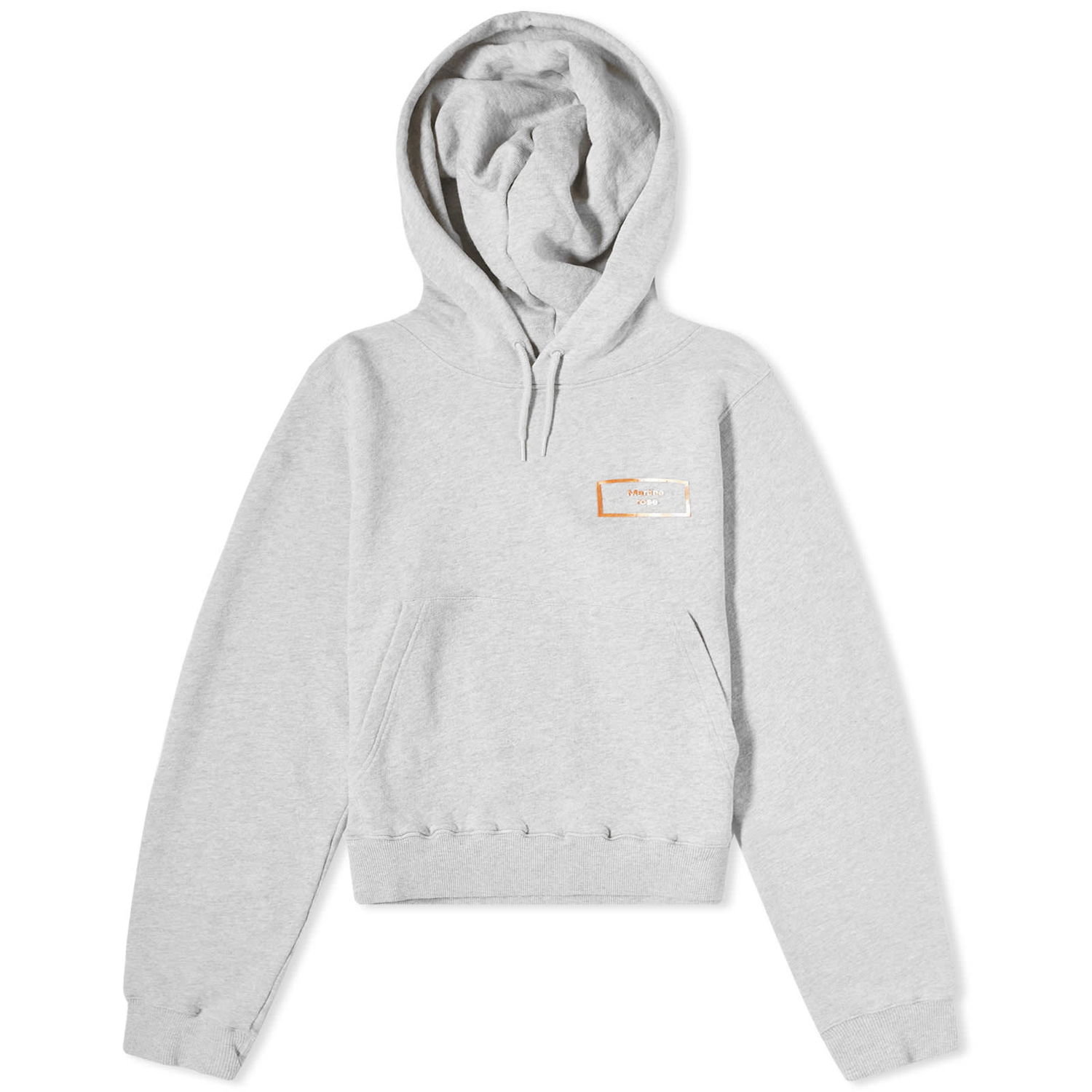 Mikina Martine Rose Shrunken Logo Hoodie Šedá | CMRSS24-625A, 0