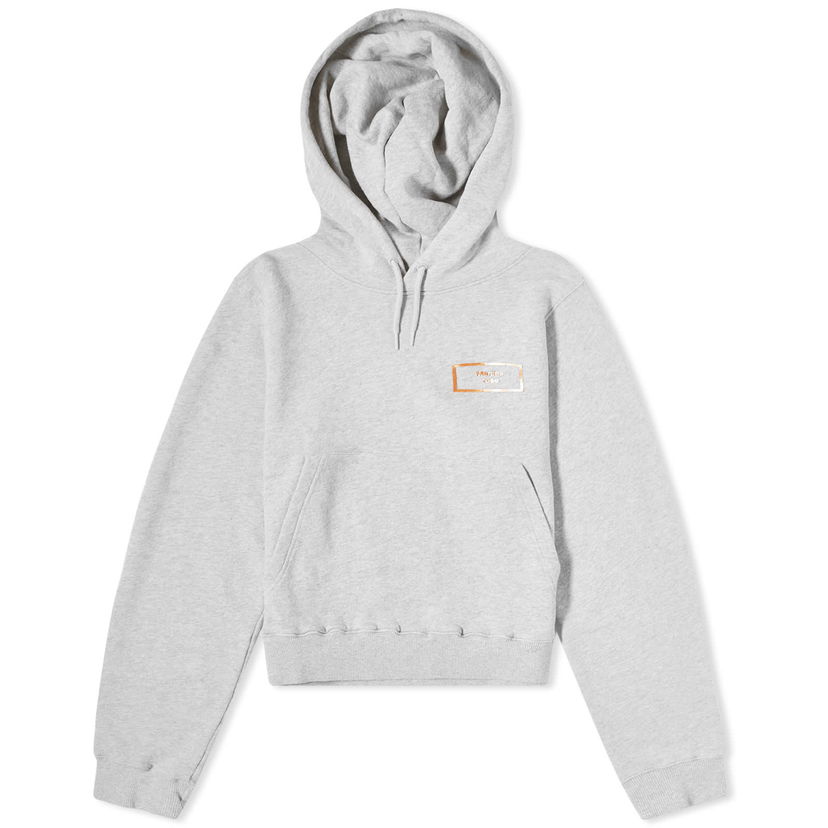 Mikina Martine Rose Shrunken Logo Hoodie Šedá | CMRSS24-625A