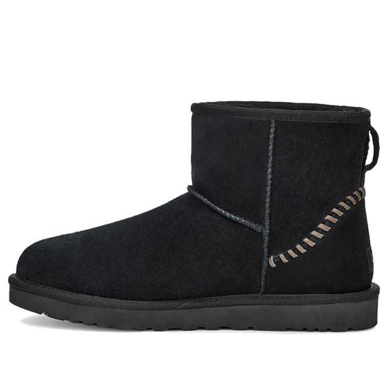 Tenisky a topánky UGG Classic Mini Deco Suede Boots Čierna | 1115565-BLK