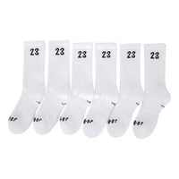 Jordan Numeric Athleisure Socks 6 Pairs