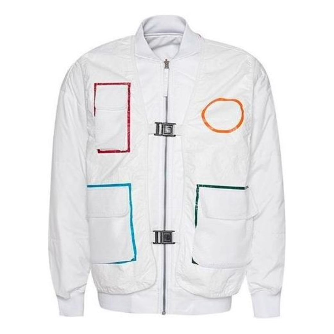 Bomber bunda Converse Padded Outerwear Jacket Biela | 10019771-A02, 0