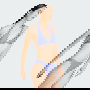 Plavky adidas Performance Halter Bikini Top Fialová | JG8471, 3