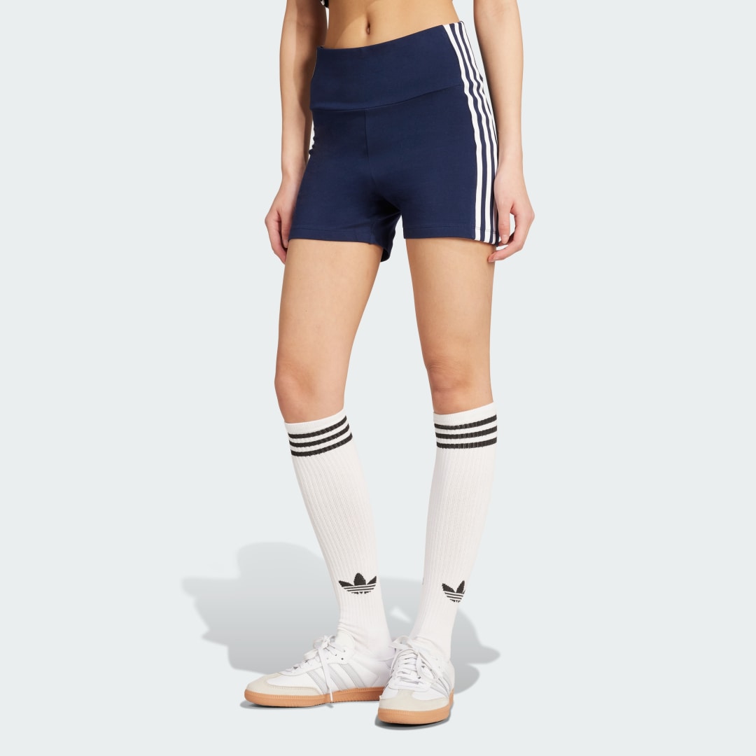 Šortky adidas Performance Adicolor 3-Stripes Mini Shorts Navy | JX5237, 0