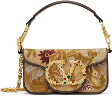Taška cez rameno Valentino Valentino Garavani Locò Small Embroidered Shoulder Bag Rôznofarebný | 6W2B0K53LBI, 0