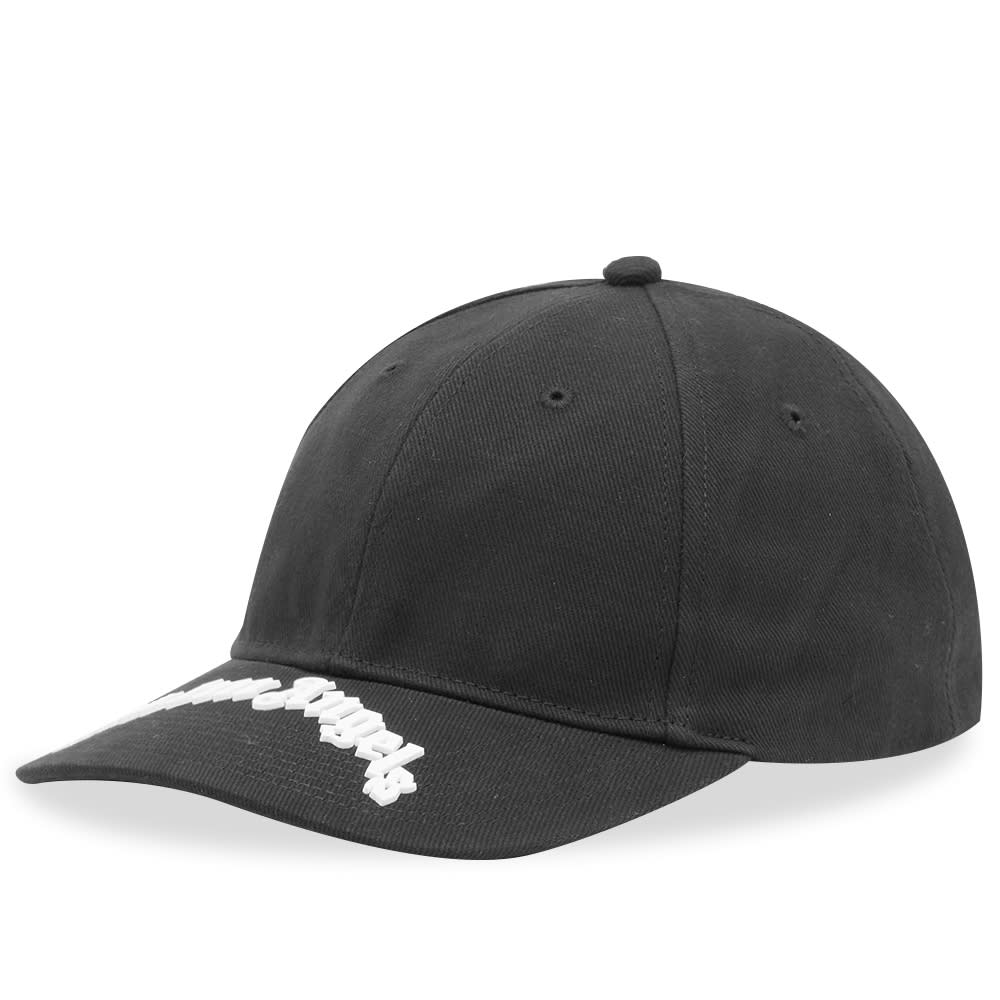 Šiltovka Palm Angels Curved Logo Cap Čierna | PMLB053F22FAB0011001, 0