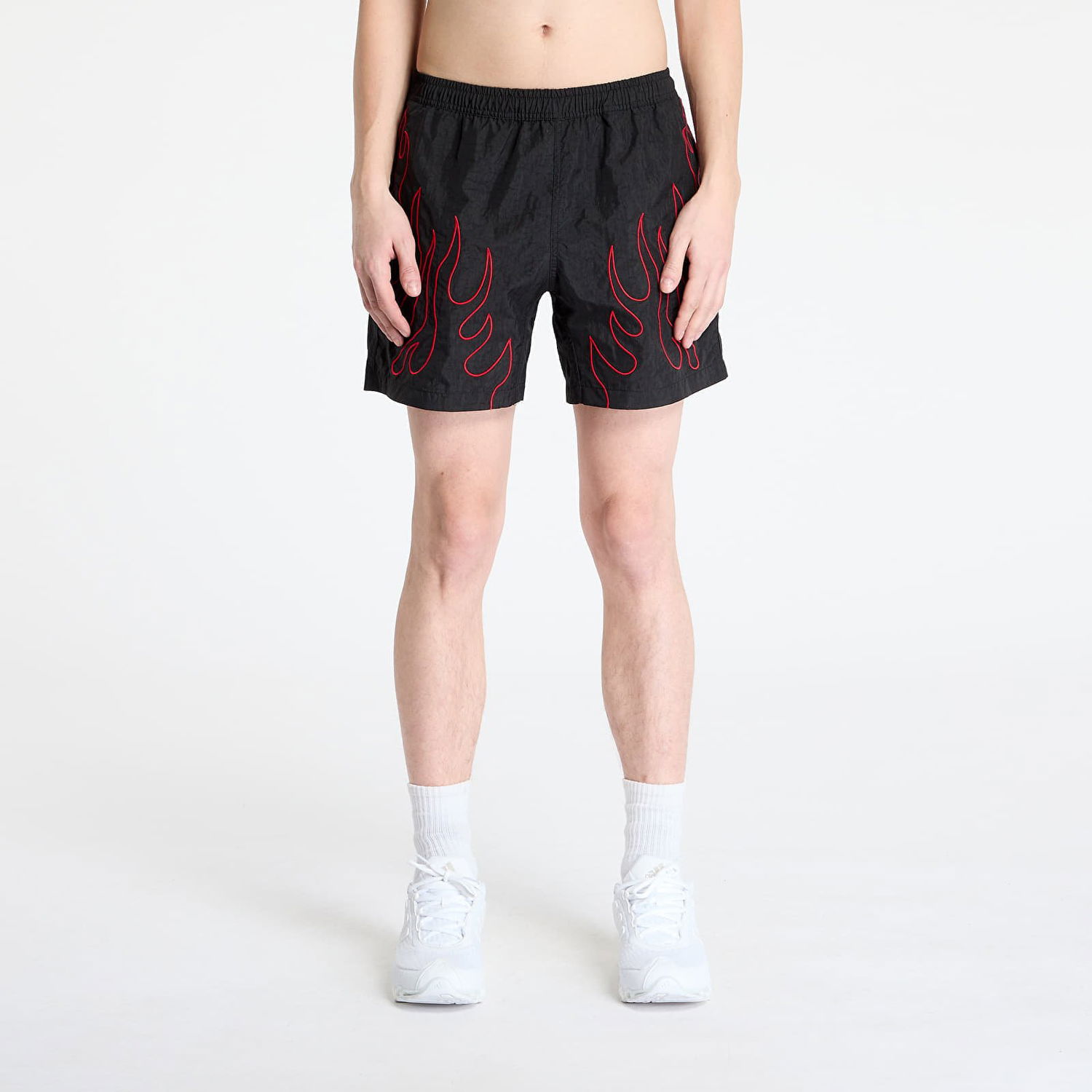 Šortky Pleasures Pleasures Fiery Running Shorts Čierna | P25SP033 BLACK, 0