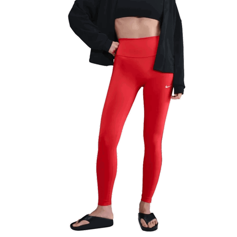 Legíny Nike ONE High-Rise Dri-Fit Glossy Tights Červená | IH4065-696