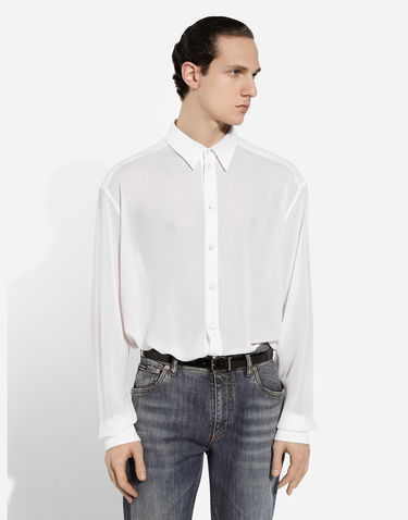 Košeľa Dolce & Gabbana Silk Shirt Biela | G5MG9TFU1ARW0800, 3