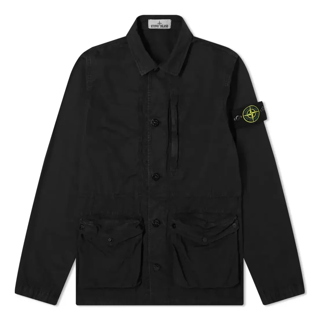 Košeľa Stone Island Vintage Canvas 3 Pocket Jacket Čierna | 7415439WN-V0129, 0