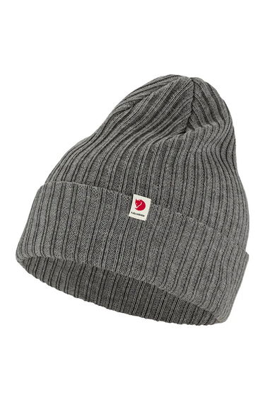 Kulicha FJÄLLRÄVEN Rib Hat Beanie Šedá | F13100184.020, 1