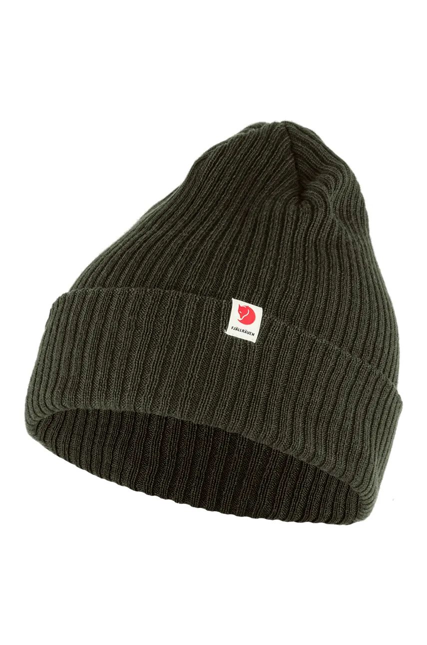 Kulicha FJÄLLRÄVEN Rib Hat Beanie Zelené | F13100184.662, 1