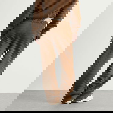 Tepláky SKIMS Cotton Fleece Classic Straight Leg Pant Hnedá | ST-PNT-8385W-BSN, 3