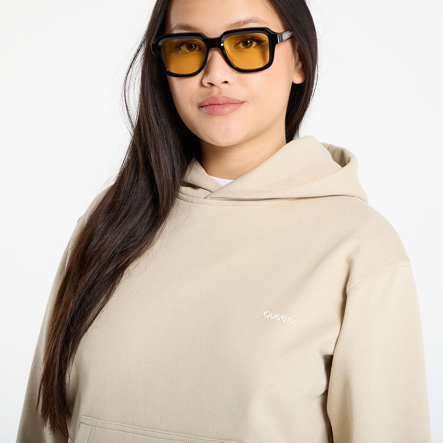 Súprava Queens Queens Essential Hoodie and Sweatpants Set Béžová | QNS_105, 1