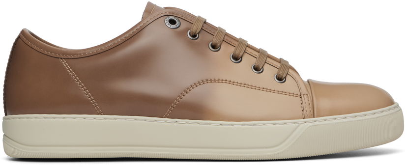 Tenisky a topánky LANVIN Tan DBB1 Gradation Leather Sneakers Béžová | FM-SKDBB1-DEGR-E25