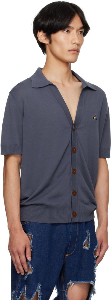 Sveter Vivienne Westwood Vivienne Westwood Cotton Polo Cardigan Biela | 2701001D-Y003F-, 4