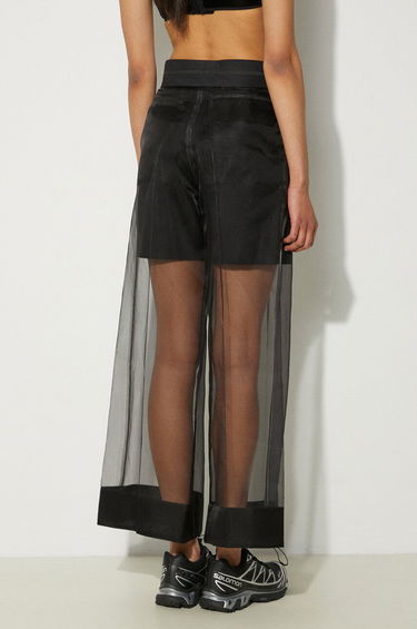 Sukňa UNDERCOVER Undercover High Waist Sheer Overlay Shorts Čierna | UC1D1507.2, 2