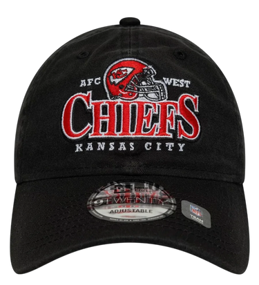 Šiltovka New Era Kansas City Chiefs Helmet 9TWENTY Adjustable Cap Čierna | 60667634, 3